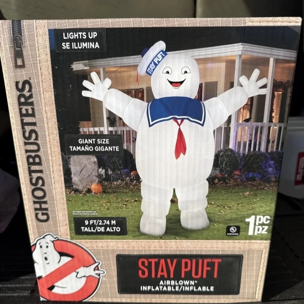 9 Foot Inflatable‎ Stay Puft Marshmallow Man Blow Uo